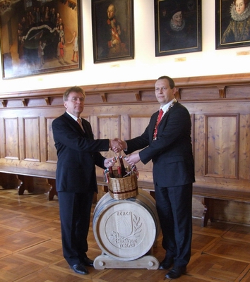 A tokaji bor és Lőcse városa ismét egymásra talált