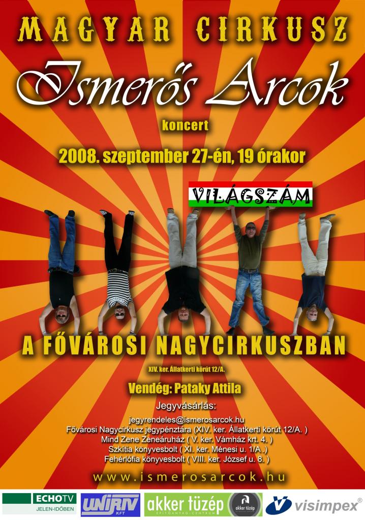 Világszám: Ismerős Arcok nagykoncert a Fővárosi Nagycirkuszban