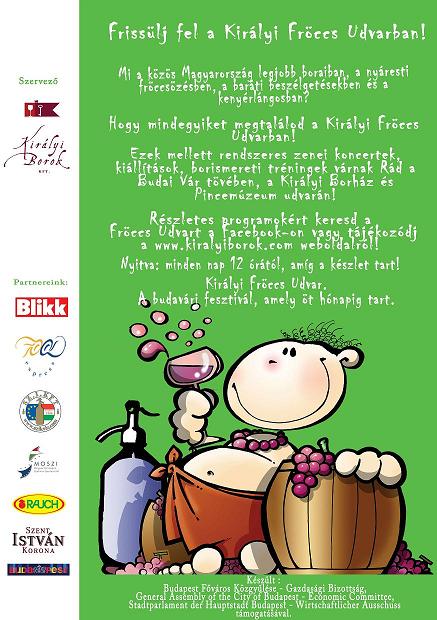 Királyi Fröccs Udvar – Budavári fesztivál öt hónapon át