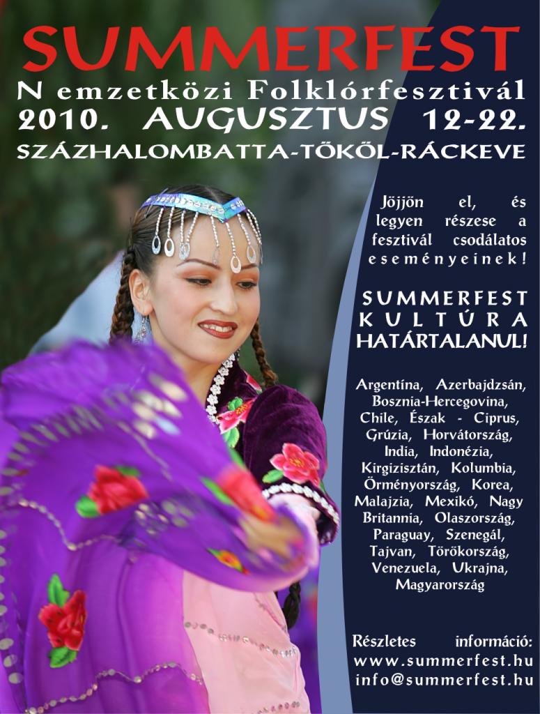 XVII. Summerfest Nemzetközi Folklórfesztivál és Népművészeti Vásár