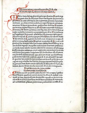 Finita Budae anno Domini MCCCCLXXIII...