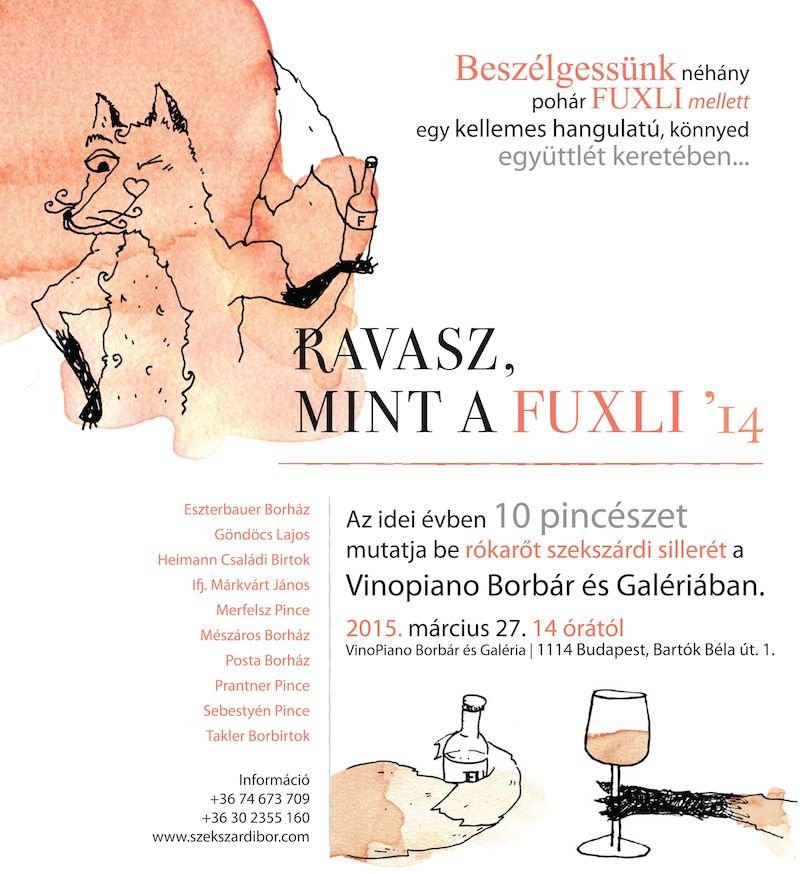 Ravasz, mint a fuxli – bemutatkoznak Szekszárd rőt borai