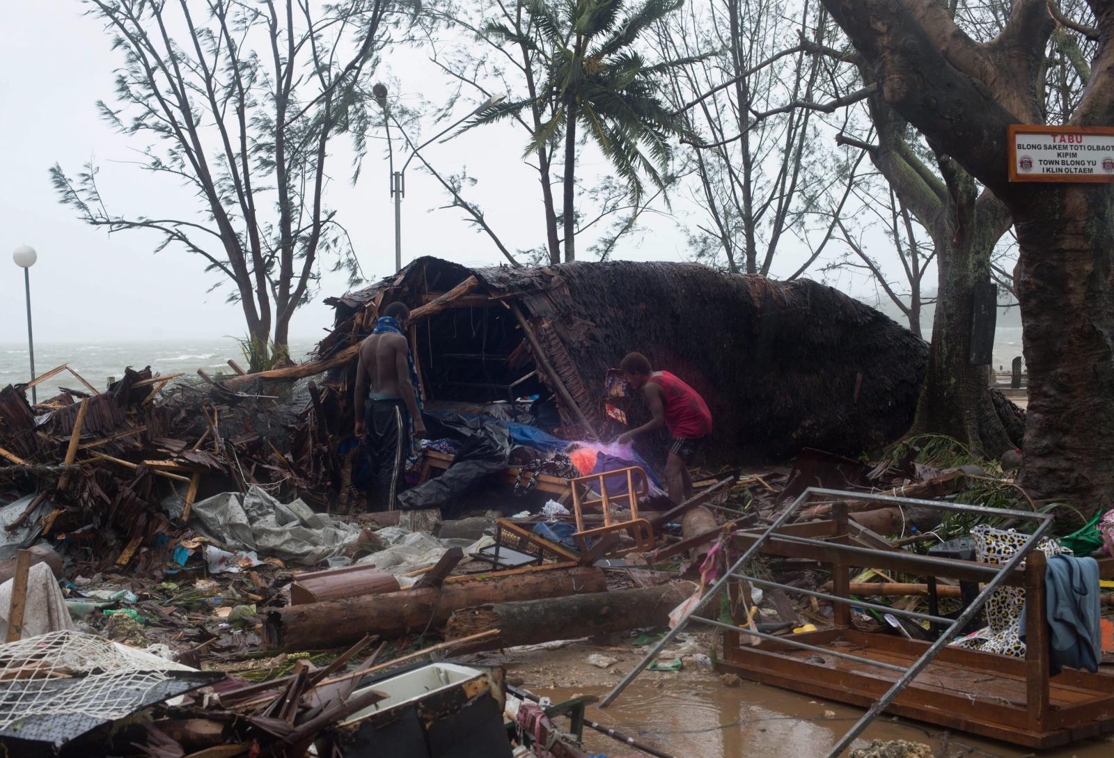 Pusztító vihar söpört át Vanuatun
