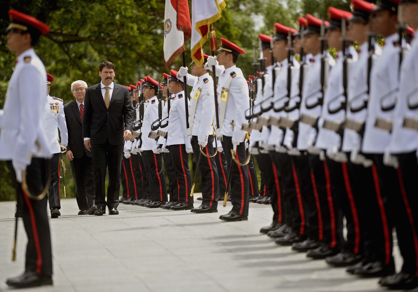 Áder János Szingapúrban