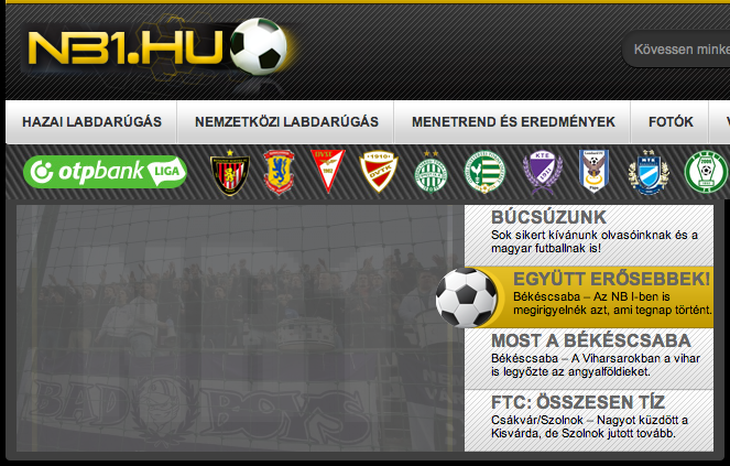 Megszűnik az nb1.hu
