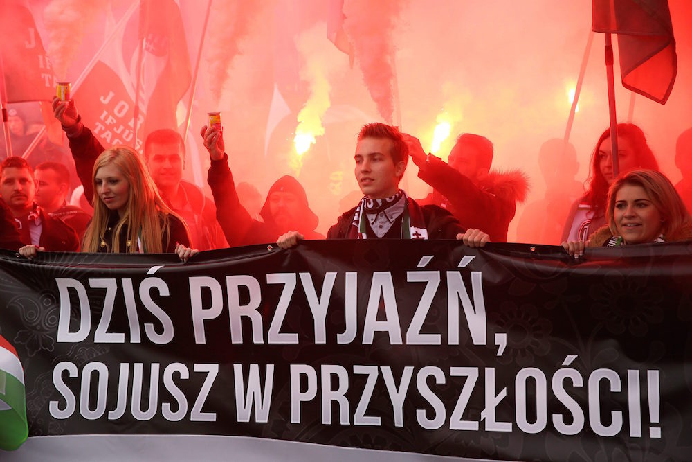 Az előző évekhez képest békésebben zajlanak a lengyel függetlenség napjának szentelt megemlékezések