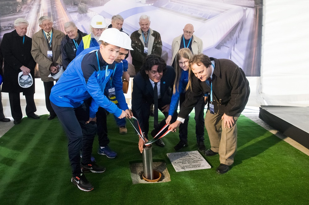 Letették az új Hidegkuti Stadion alapkövét