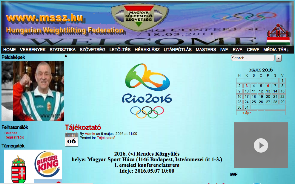 A súlyemelők támogatják Budapest olimpiai pályázatát