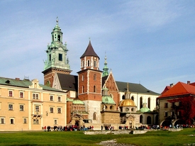 A krakkói királyi vár, a wawel temploma
