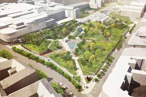Folytatódik a Millenáris Park bővítése