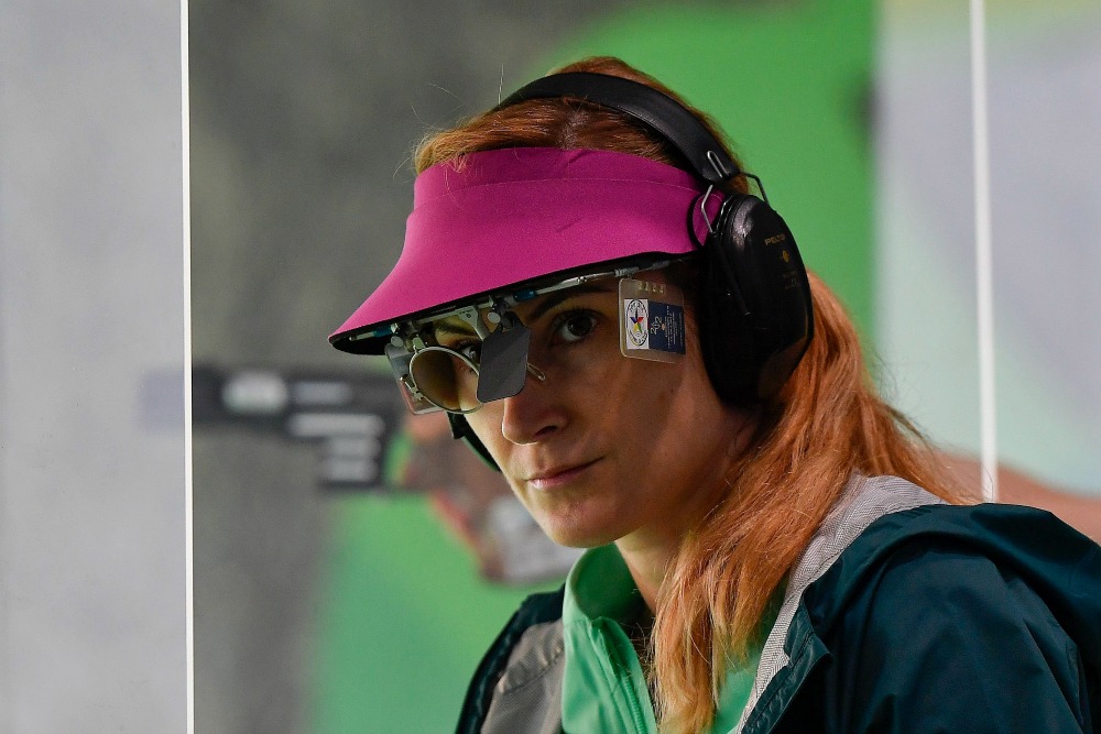 Éremszerzés a sportlövők előtti cél