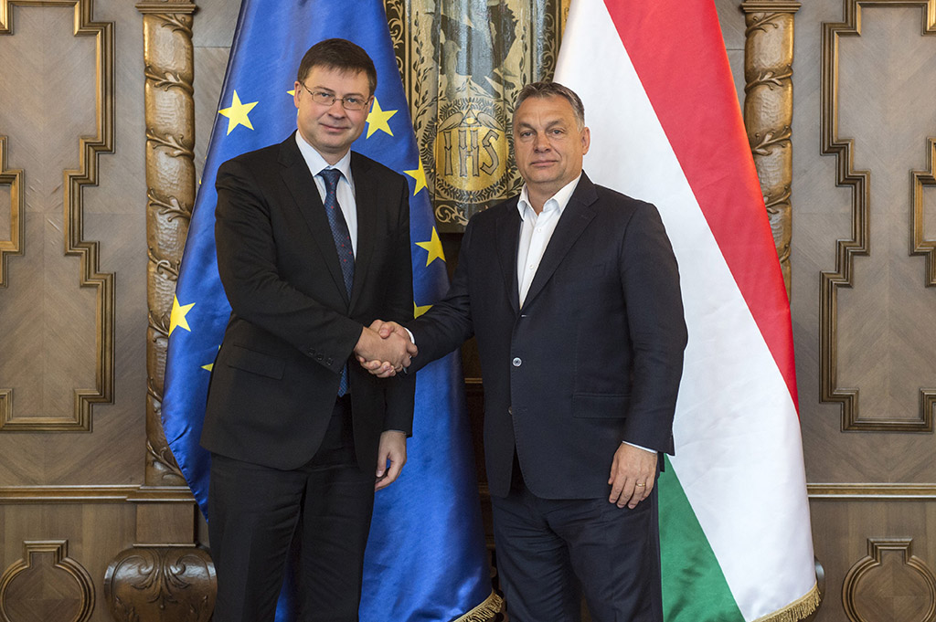Az Európai Bizottság alelnökét fogadta Orbán Viktor