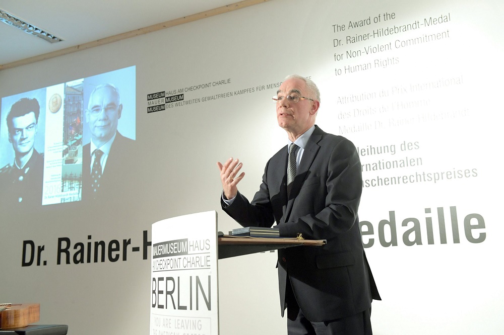 Németországi emberi jogi elismerést kapott Balog Zoltán