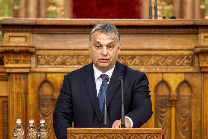Orbán Viktor évértékelője a Várkert Bazárban