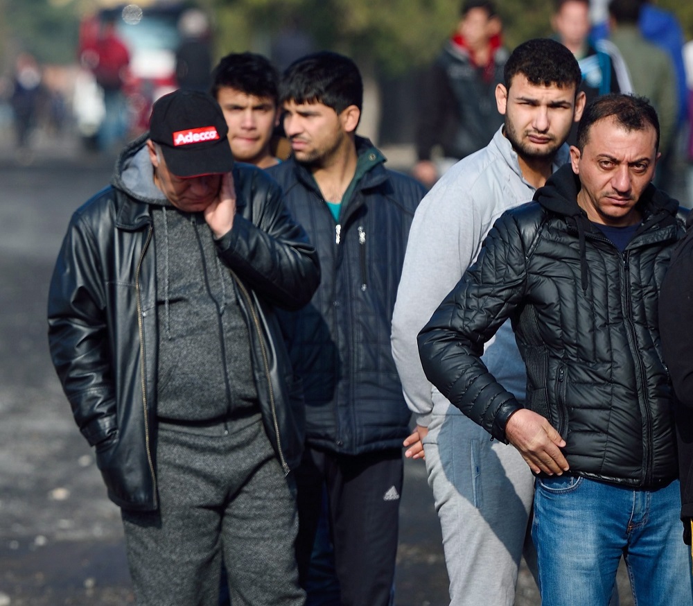 Migránsok tüntettek Zágrábban