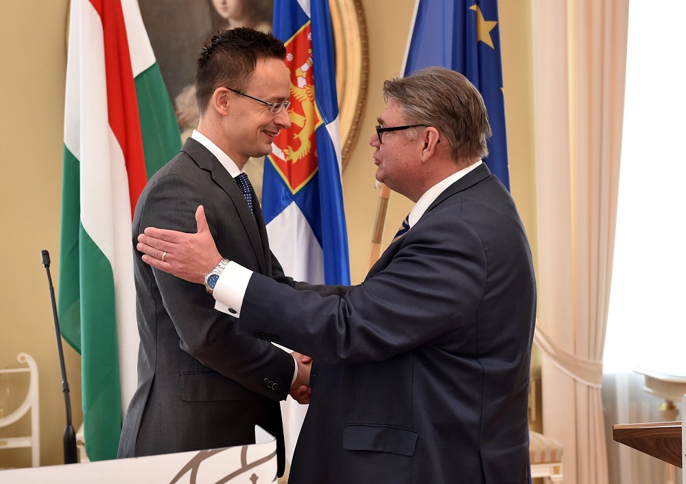 Szijjártó Péter: szoros a finn-magyar szövetség