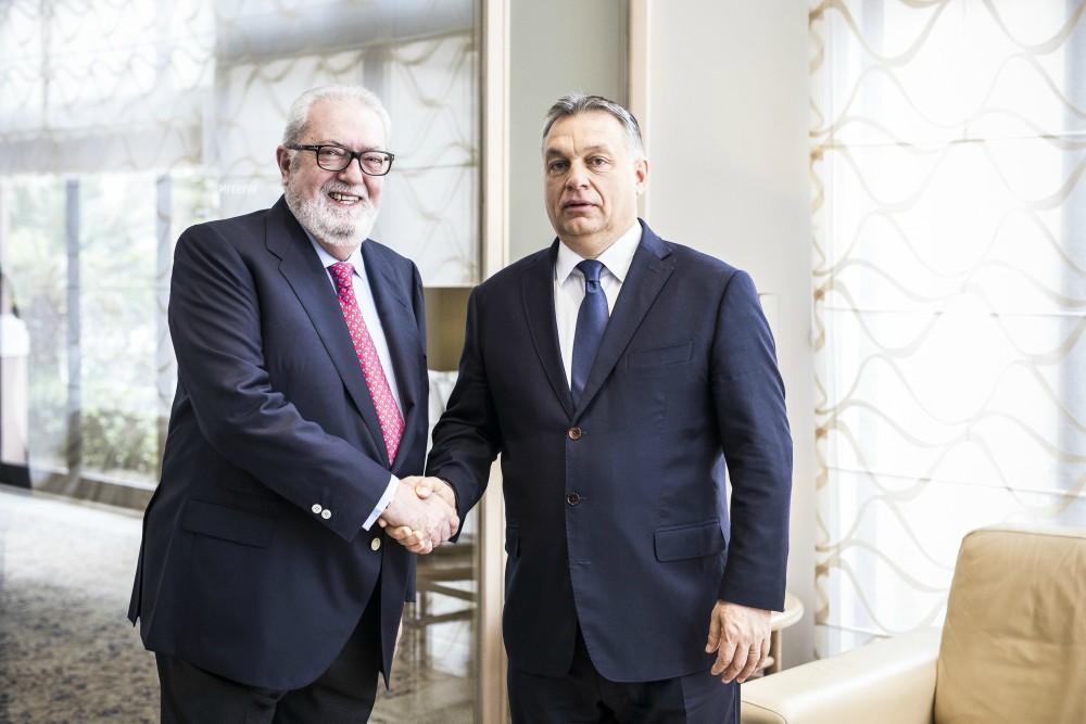 Orbán Viktor Pedro Agramunttal tárgyalt