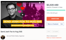 Képernyőfotó: www.generosity.com