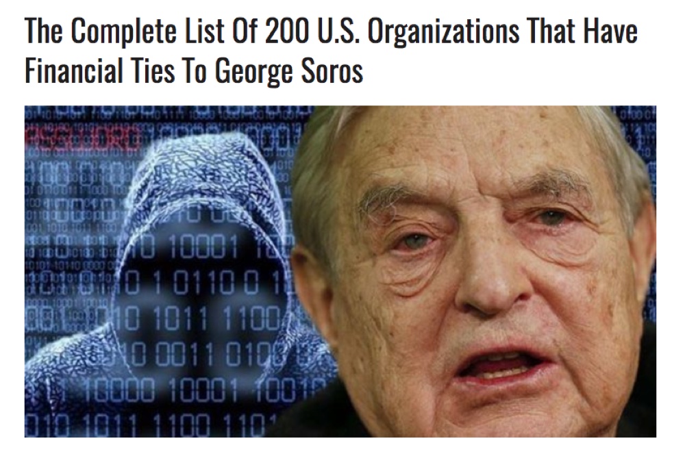 Itt vannak az amerikai kormányt megdönteni kívánó Soros-szervezetek