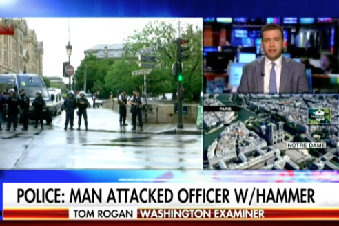 Kalapáccsal támadtak egy rendőrre Párizsban