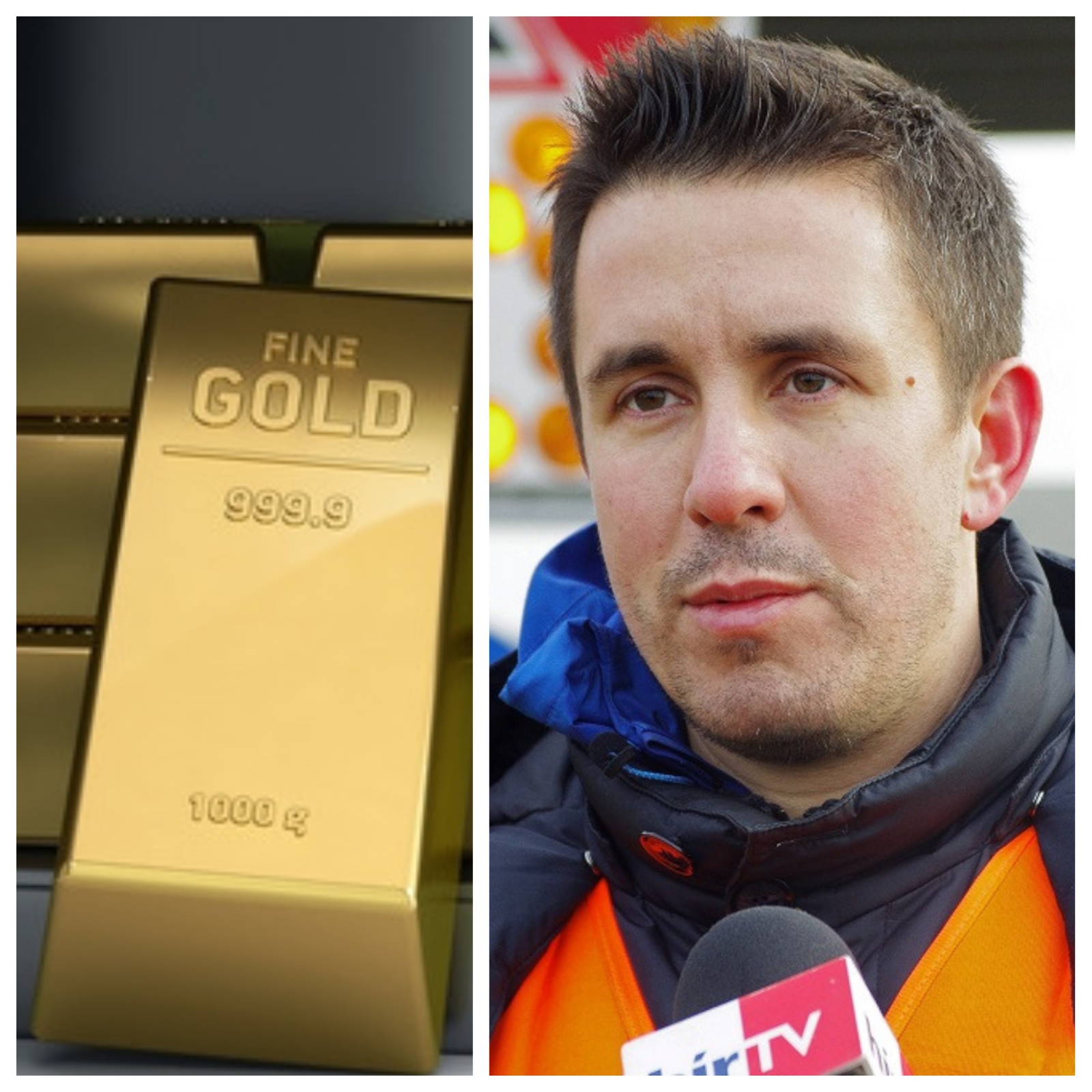 Egy kiló befektetési aranyat foglaltak le