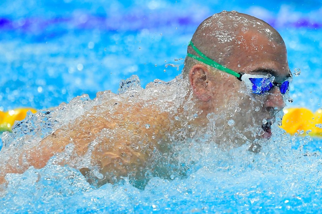 Cseh László ezüstérmes