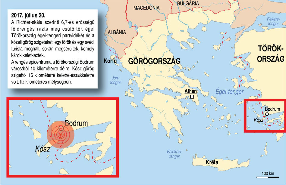 Pusztító földrengés Törökországban