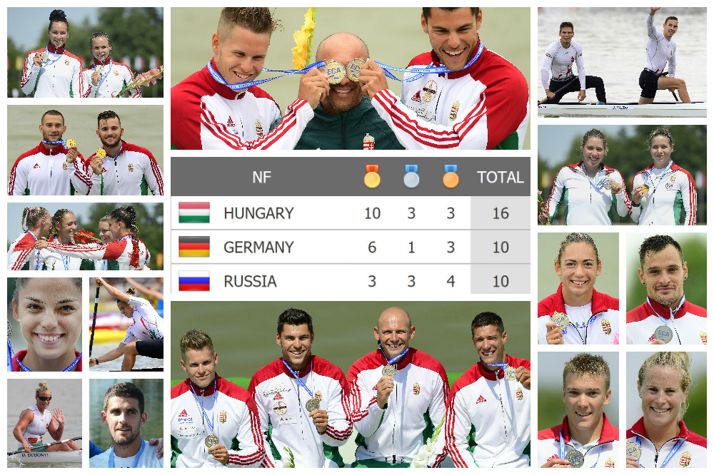 Magyarország az éremtábla élén