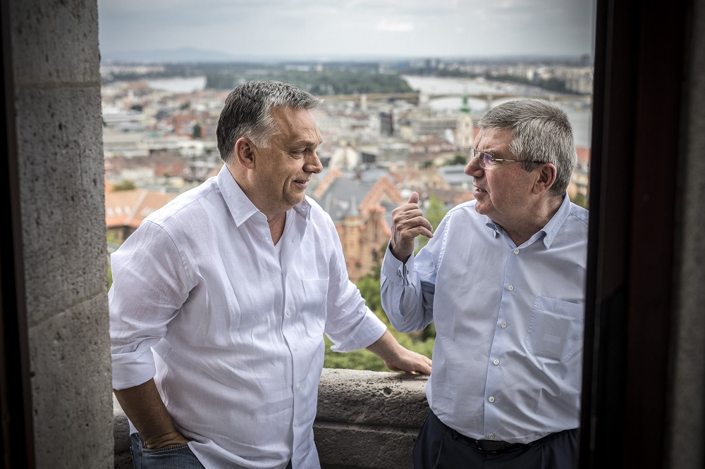 Orbán Viktor a NOB elnökével tárgyalt