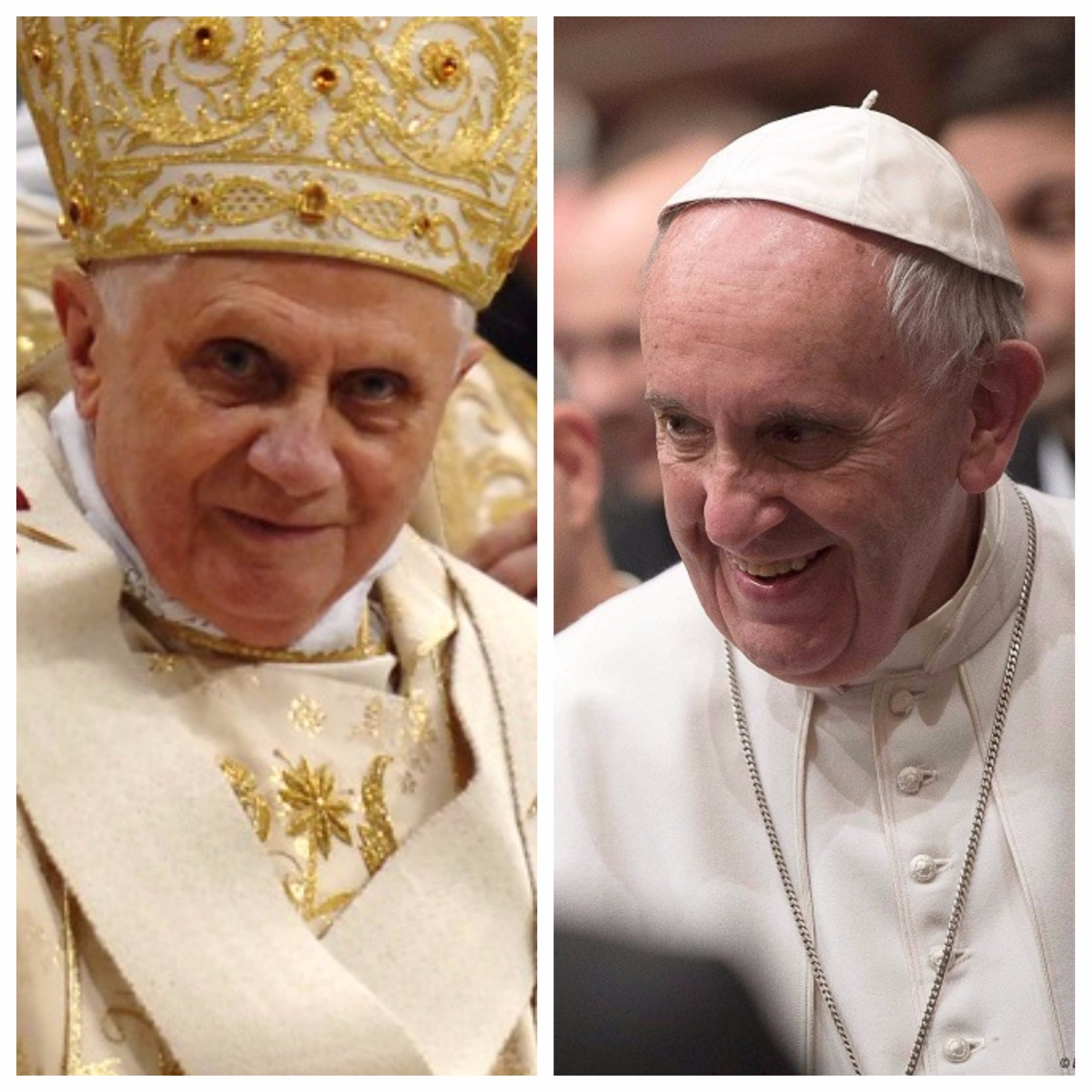 A két pápa szemlélete különbözik