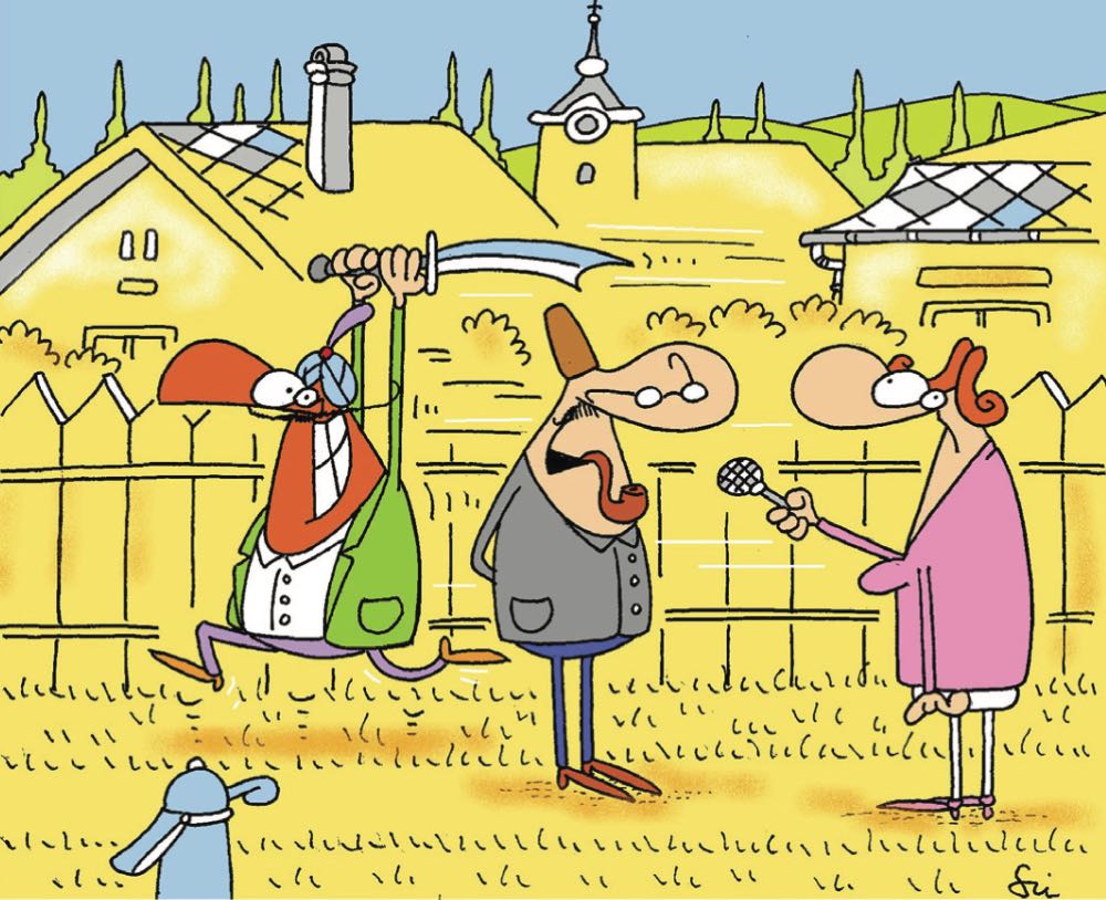 Mátra alján, falu szélén