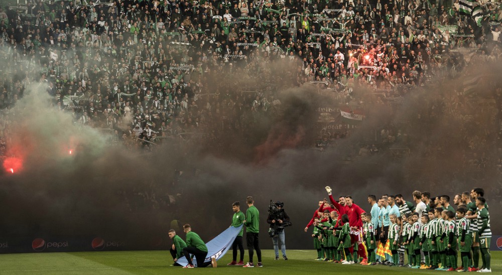 Húszezer néző előtt nyert a Fradi
