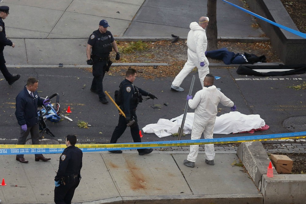 Teherautós támadás New Yorkban