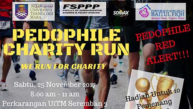 “Pedofil jótékonysági futás”