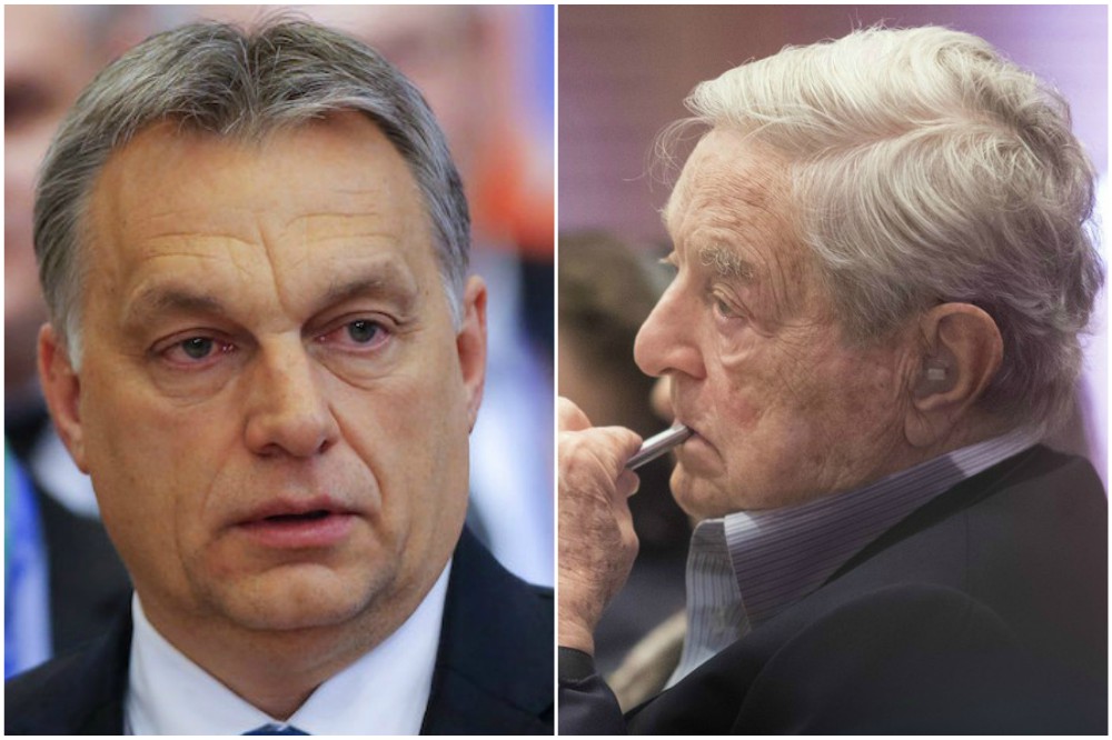 Soros Orbánt vádolja Davosban
