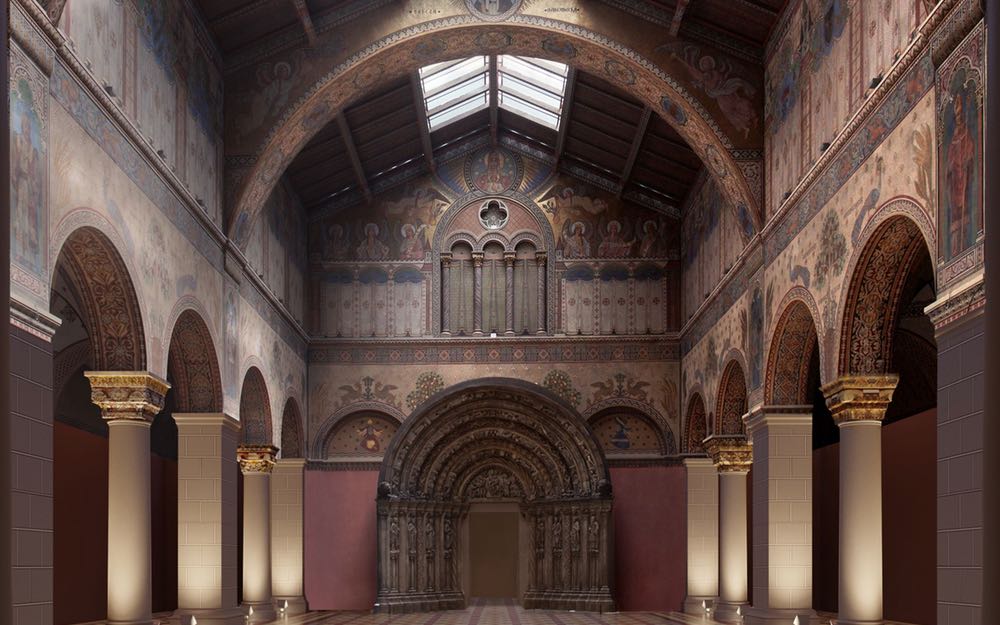 Ismét látható a Román Csarnok