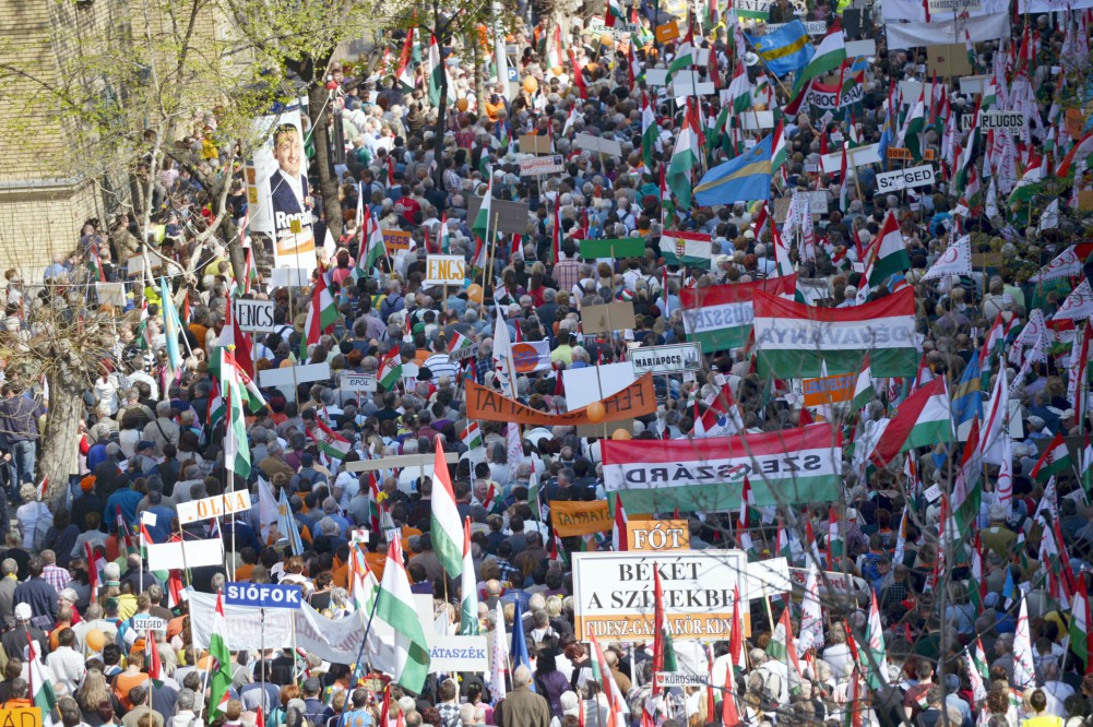 A Békemenet kiállás Magyarország mellett