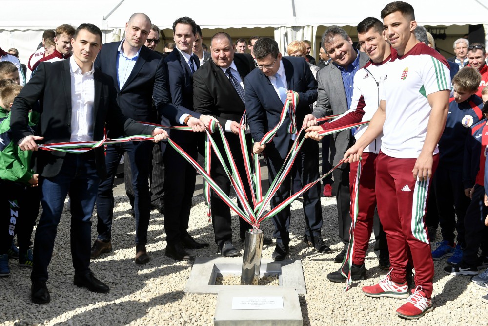 Letették a Kozma István Birkózó Akadémia alapkövét