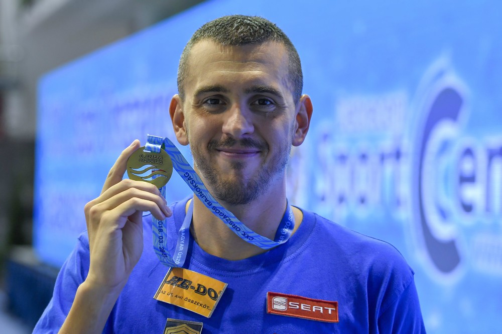 Cseh László 150 bajnoki éremnél tart