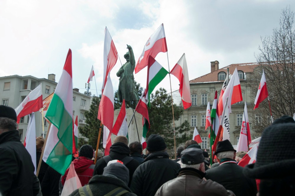 Megemlékezés a Bem szobornál március 15-én