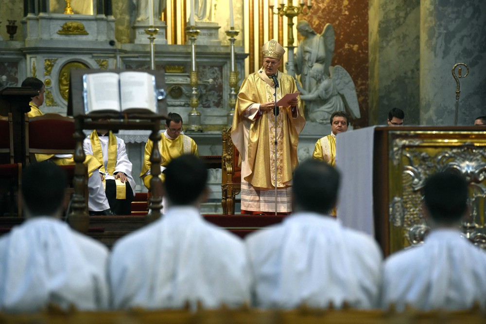 Nagycsütörtöki szentmise