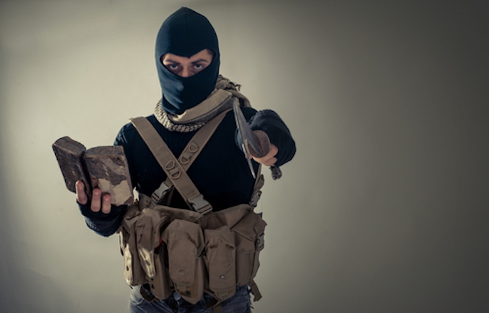 Terroristák őrizetben