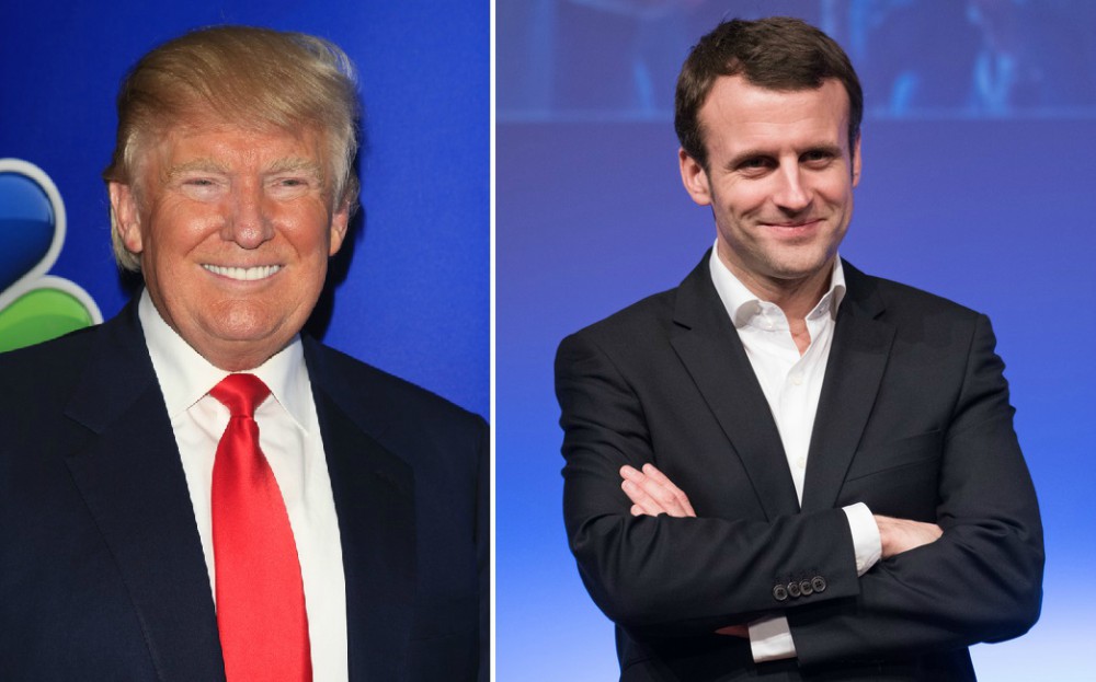 Trump fogadta Macront