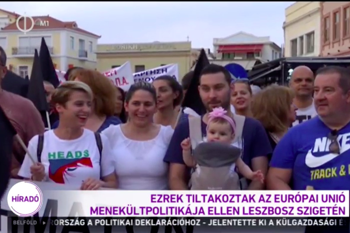 A menekültpolitika ellen tiltakoztak