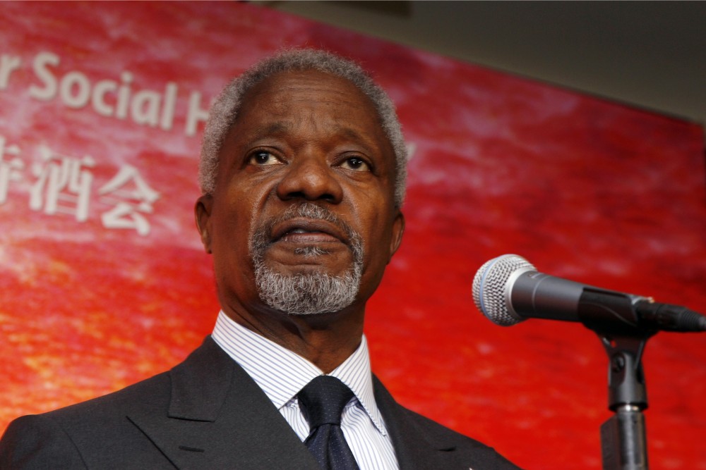 Elhunyt Kofi Annan