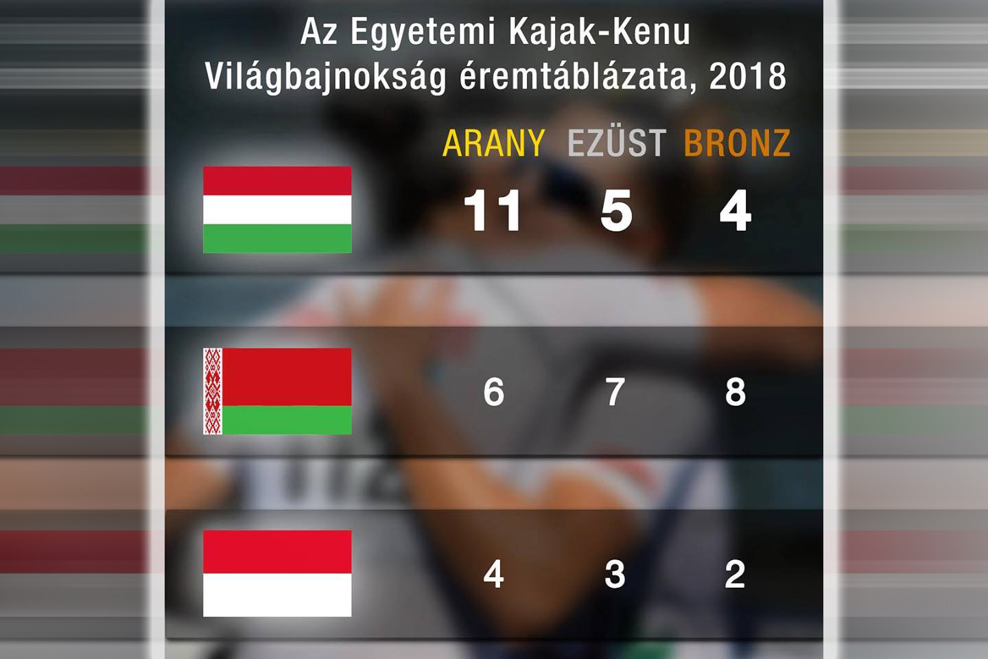 A magyarok az éremtábla élén