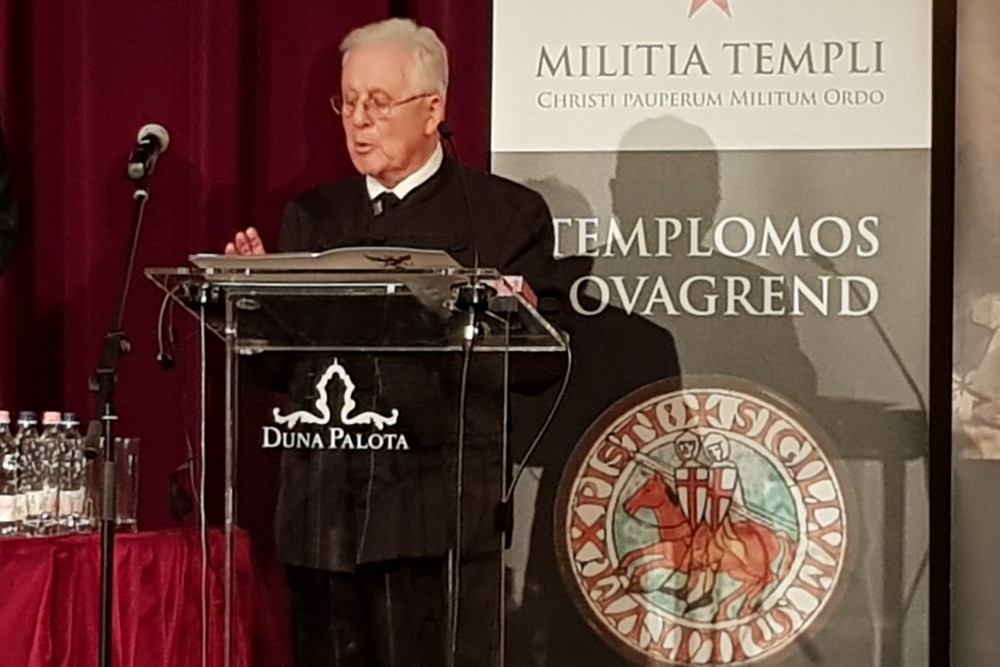 A Templomos Lovagrend Nagymestere Magyarországot méltatta