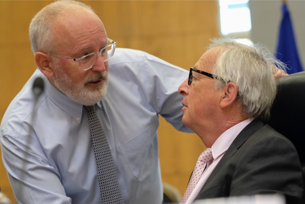 Timmermans csalódott