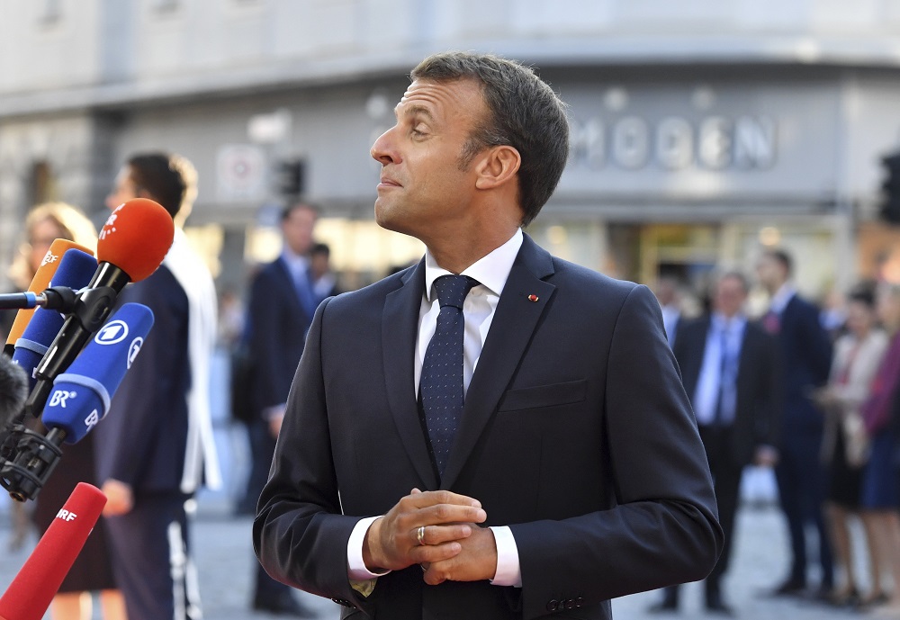 Macron a népharagról elmélkedett