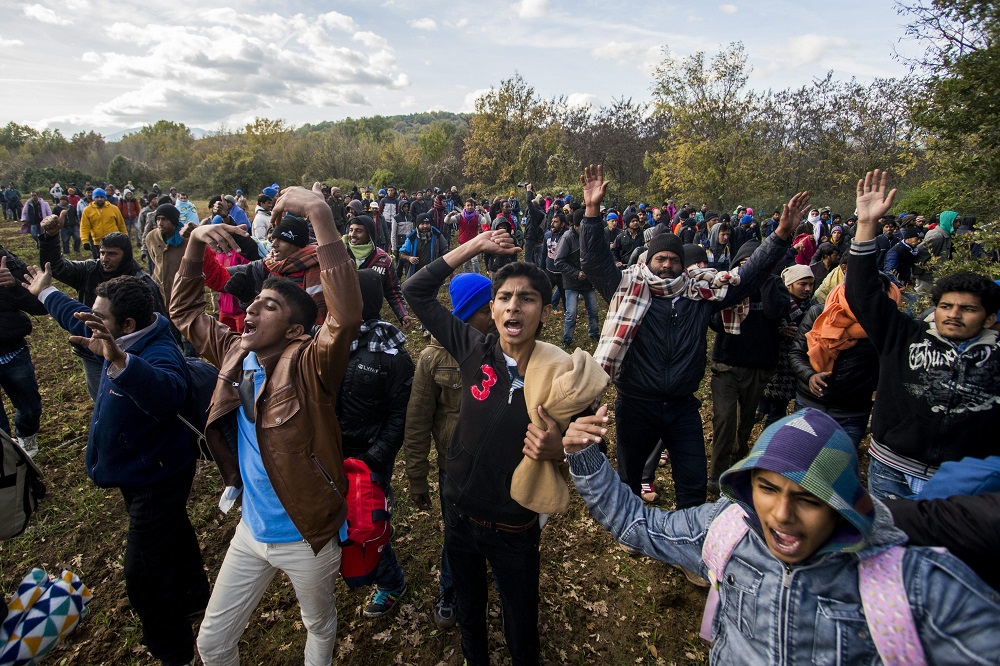 Migránsok tüntetnek Számosz szigetén